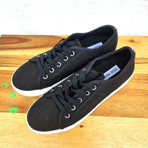 Steve Madden Emmi Platform Lace Up Sneakers Size 9.5 - Picture 6 of 16